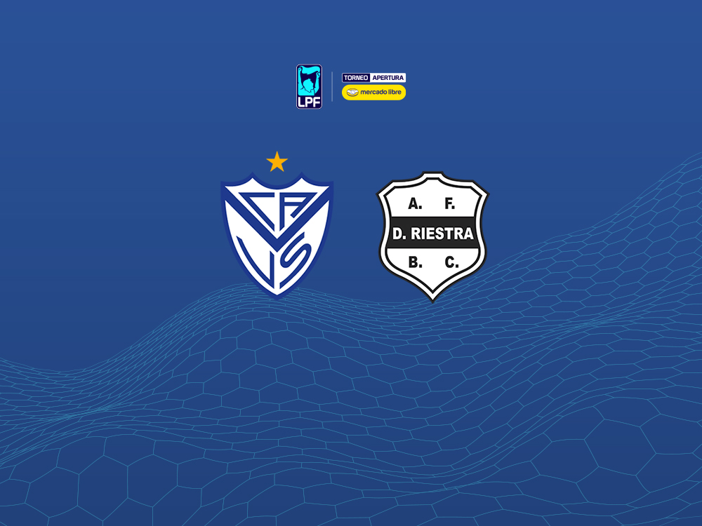 Vélez y Deportivo Riestra, en el cierre del miércoles