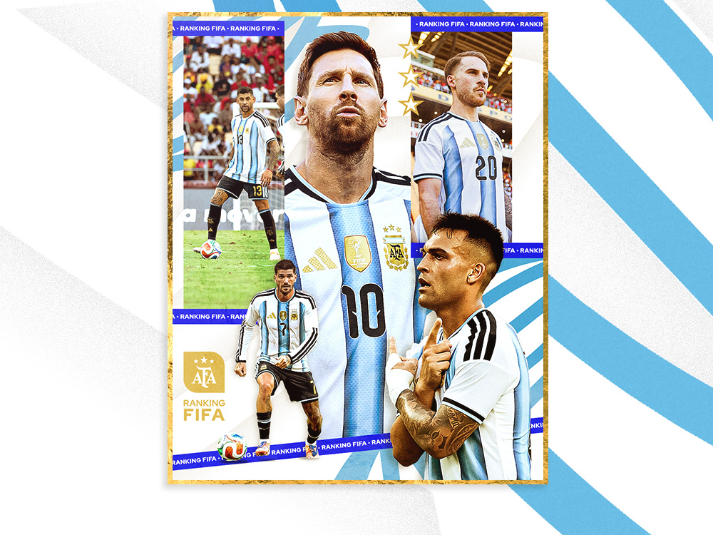 La Selección Argentina se mantiene en el segundo puesto del Ranking FIFA