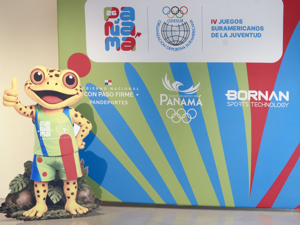Panamá presentó a Antón, la mascota oficial de los IV Juegos Suramericanos de la Juventud 2026