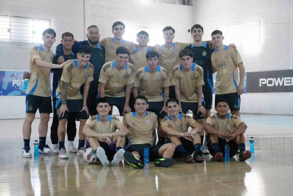 La Selección Sub20 de Futsal comenzó su preparación para la final de la Liga Evolución