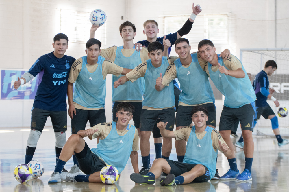 La Selección Sub17 de Futsal completó la semana de trabajo