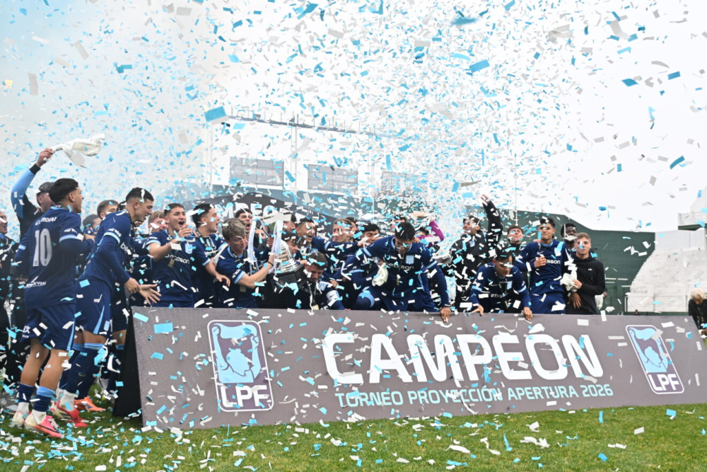 Racing venció 2-1 a River en la final del Torneo Apertura Proyección