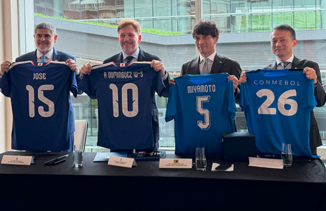 CONMEBOL y la Japan Football Association firmaron un Memorando de Entendimiento