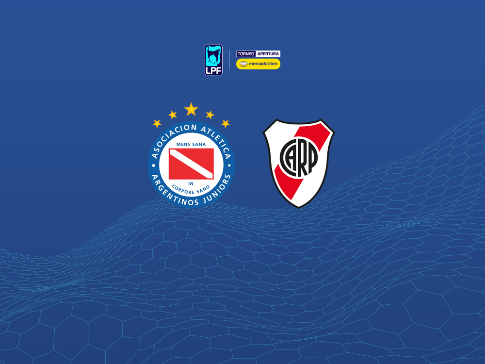 Argentinos Juniors se enfrenta con River Plate