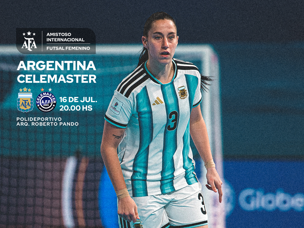 La Selección Femenina de Futsal se enfrentará al Celemaster de Brasil