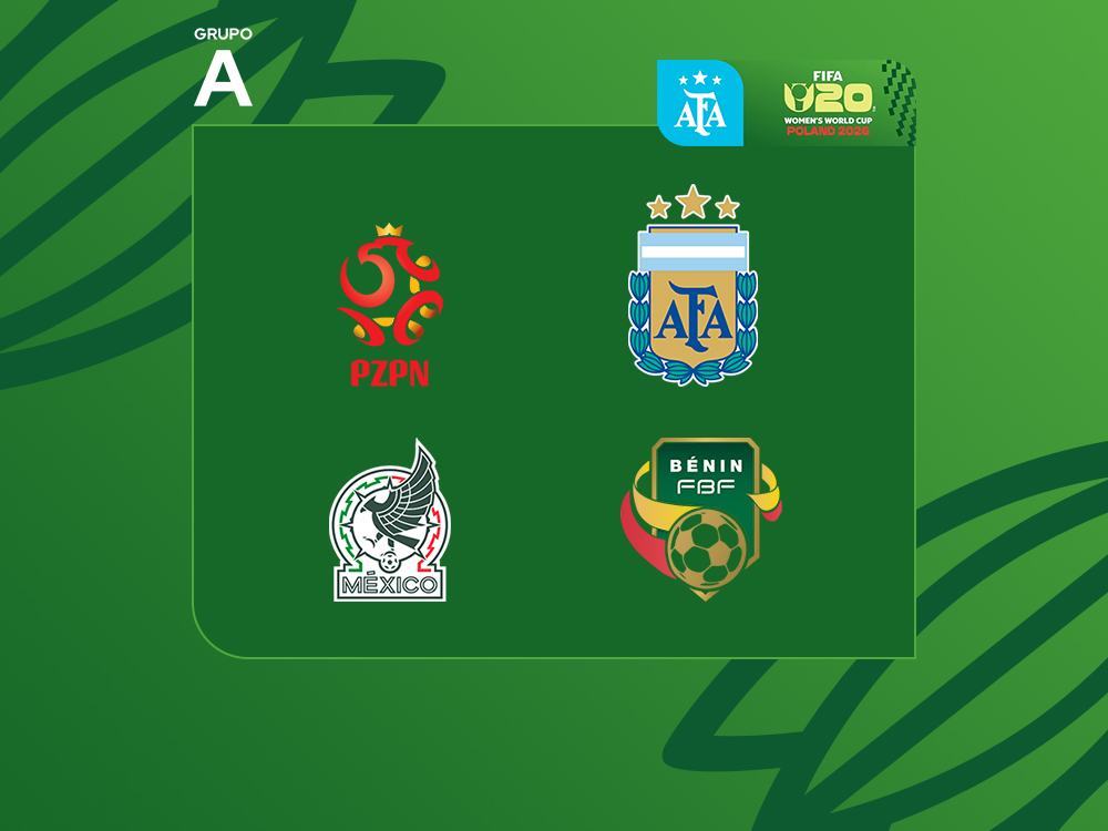 Copa Mundial Femenina Sub 20: Argentina competirá con Polonia, México y Benín