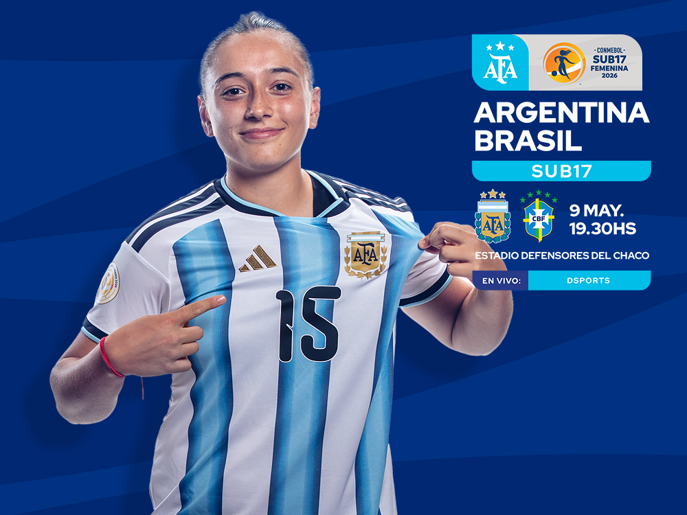 Selección Femenina Sub 17: desde las 19.30 Argentina enfrenta a Brasil en la final