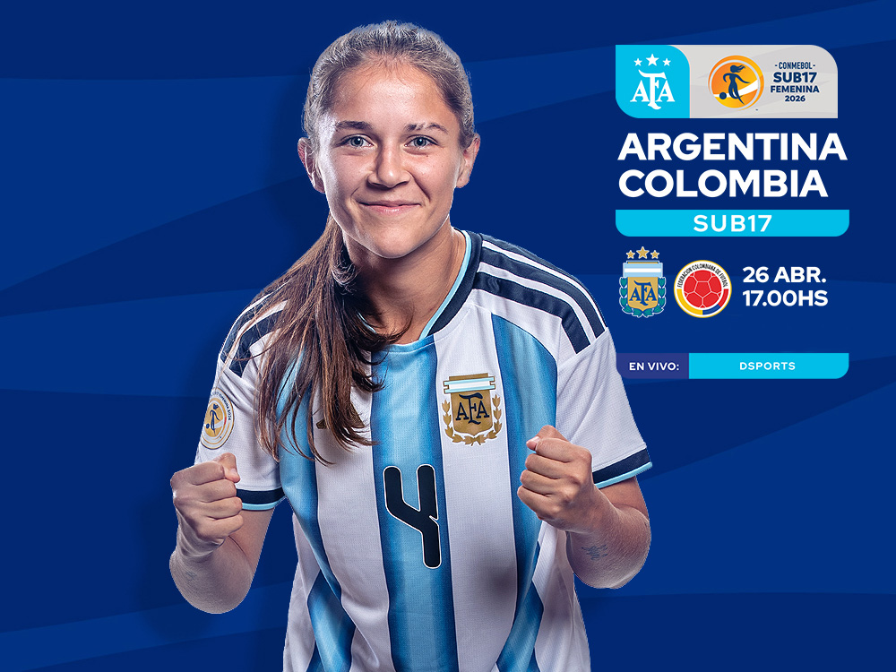 Selección Femenina Sub 17: desde las 17, Argentina se mide ante Colombia