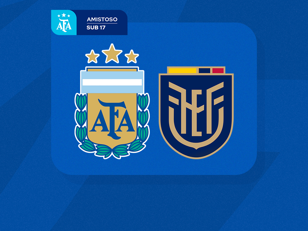 Sub 17: Argentina disputará dos amistosos ante Ecuador