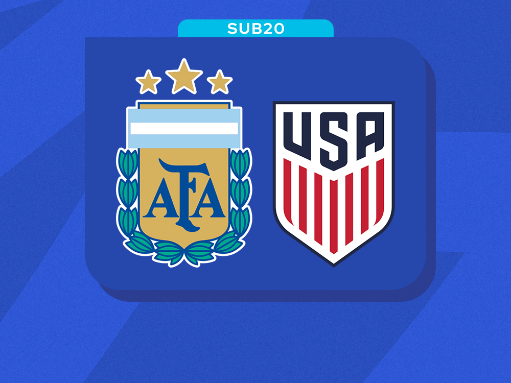 Sub 20: desde las 11, Argentina se mide ante Estados Unidos