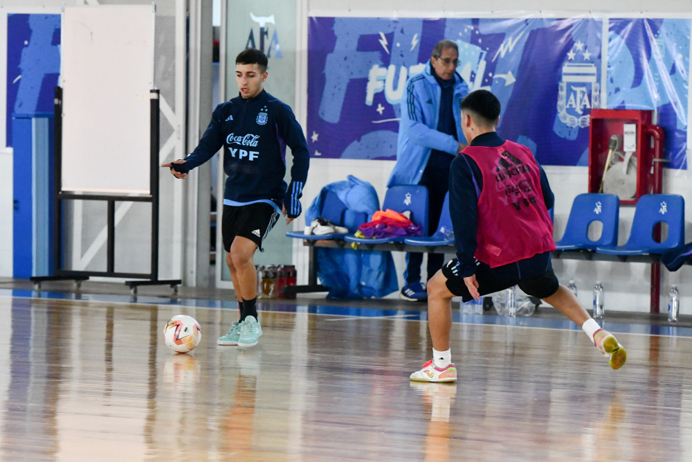 Futsal: el preseleccionado Sub 20 sigue con su programa de entrenamientos