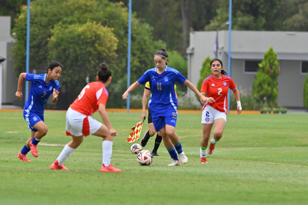 Sub 17 Femenina: Argentina empató 3-3 ante Chile