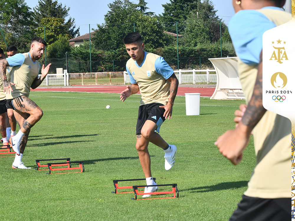 Selección olímpica: último entrenamiento de cara al partido con Ucrania