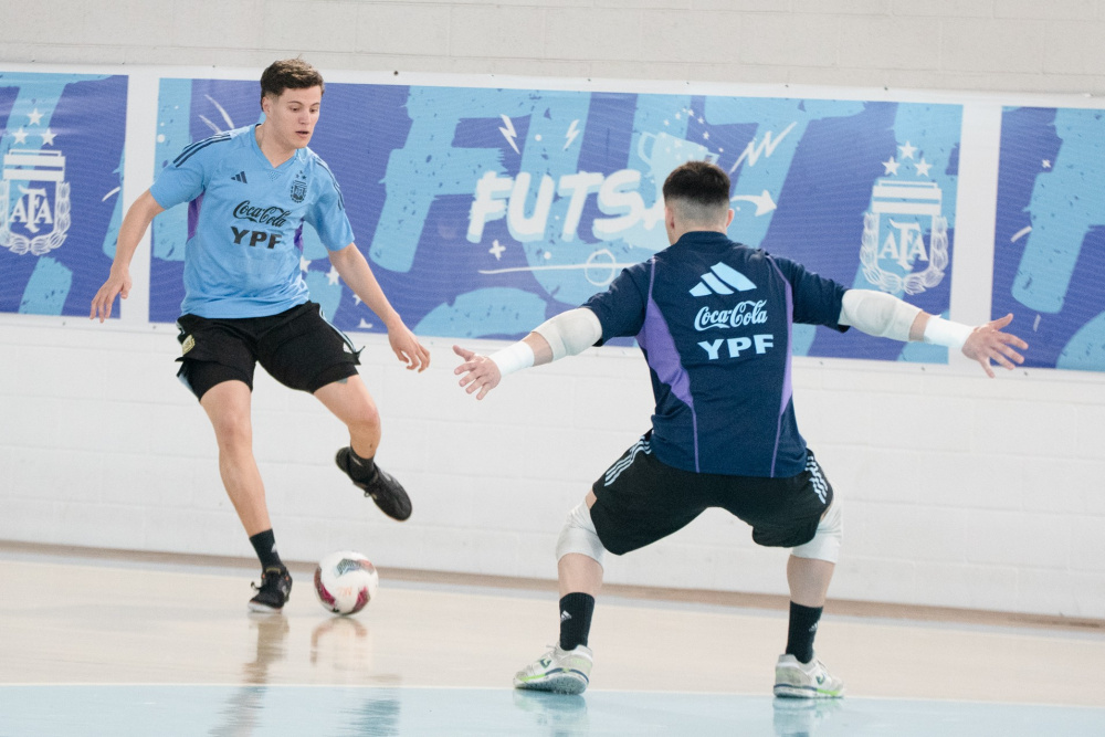 La Selección Sub 20 de Futsal entrenó en Ezeiza y completó otro microciclo de trabajo para la Liga Evolución