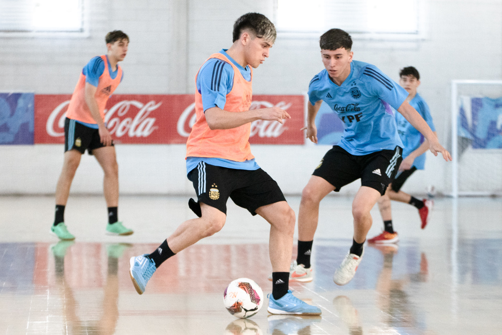 La Selección Sub 20 de Futsal entrenó en Ezeiza y completó otro microciclo de trabajo para la Liga Evolución
