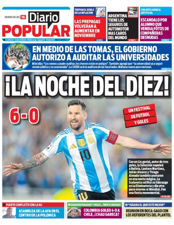 Las tapas de la gran victoria: así reflejaron los diarios el triunfazo argentino