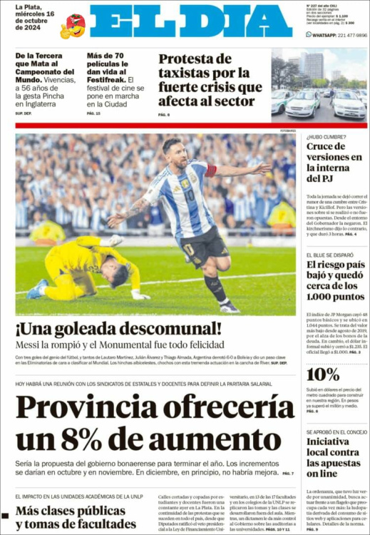 Las tapas de la gran victoria: así reflejaron los diarios el triunfazo argentino