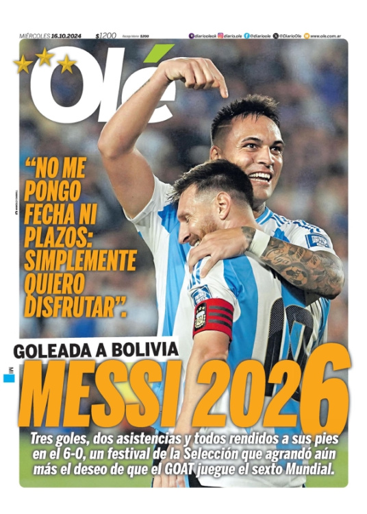 Las tapas de la gran victoria: así reflejaron los diarios el triunfazo argentino