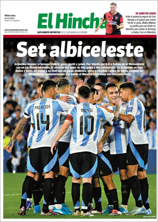 Las tapas de la gran victoria: así reflejaron los diarios el triunfazo argentino