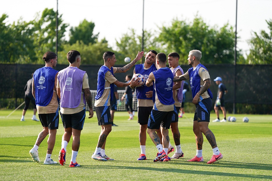 La Selección ajustó detalles en la previa al partido de semis ante Canadá