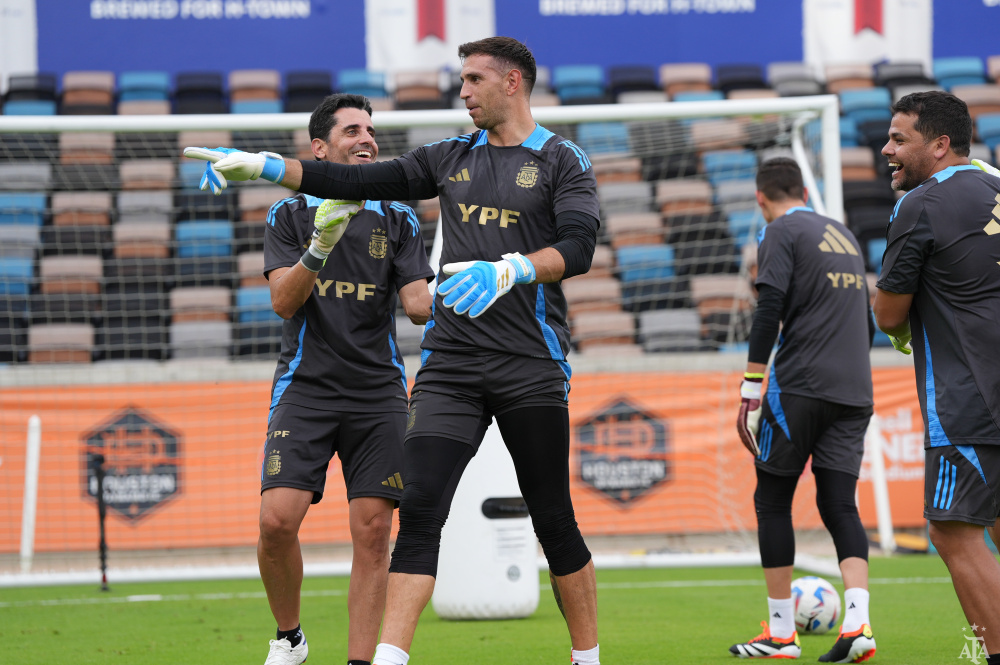 Primer entrenamiento en la ciudad de Houston