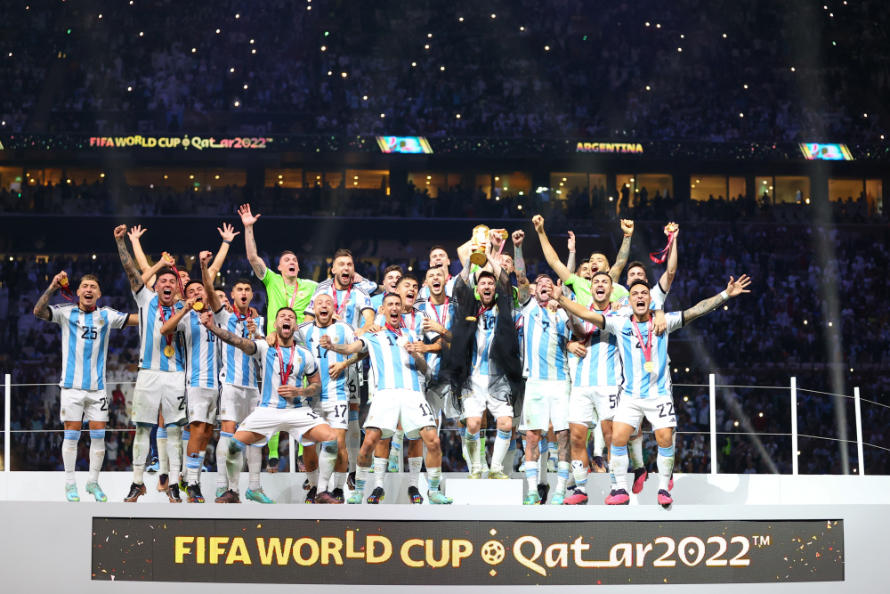 Somos el segundo país en toda la historia en ganar en fila dos torneos continentales y una Copa del Mundo