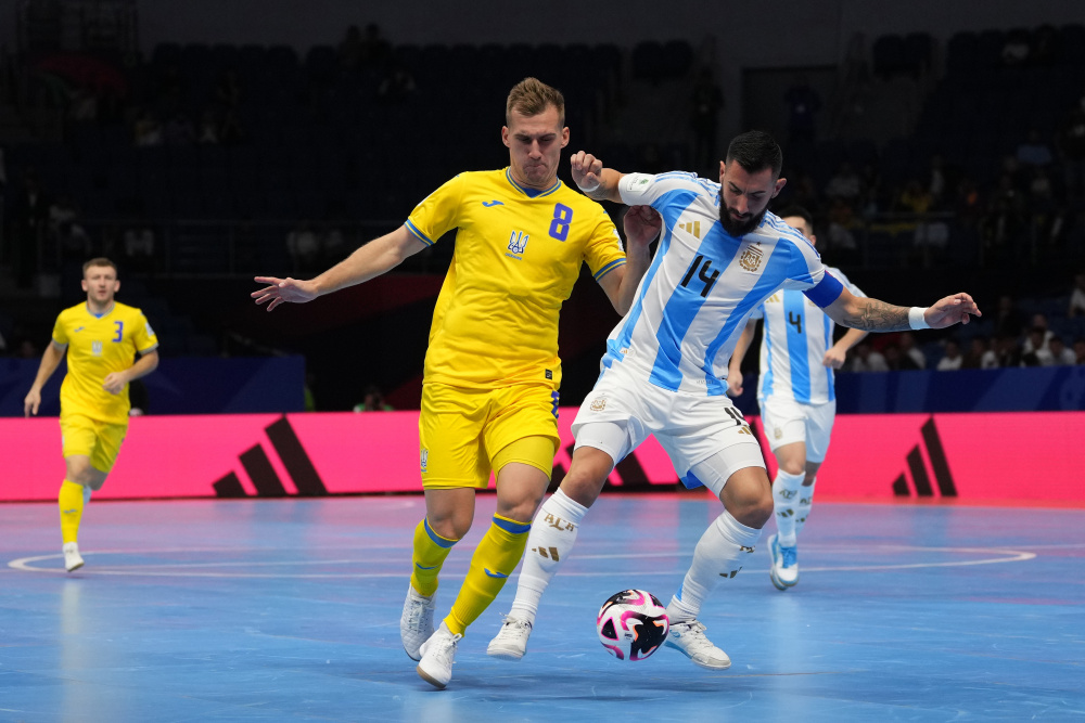 Argentina goleó 7-1 a Ucrania en el debut de la Copa Mundial de Futsal de la FIFA Uzbekistán 2024