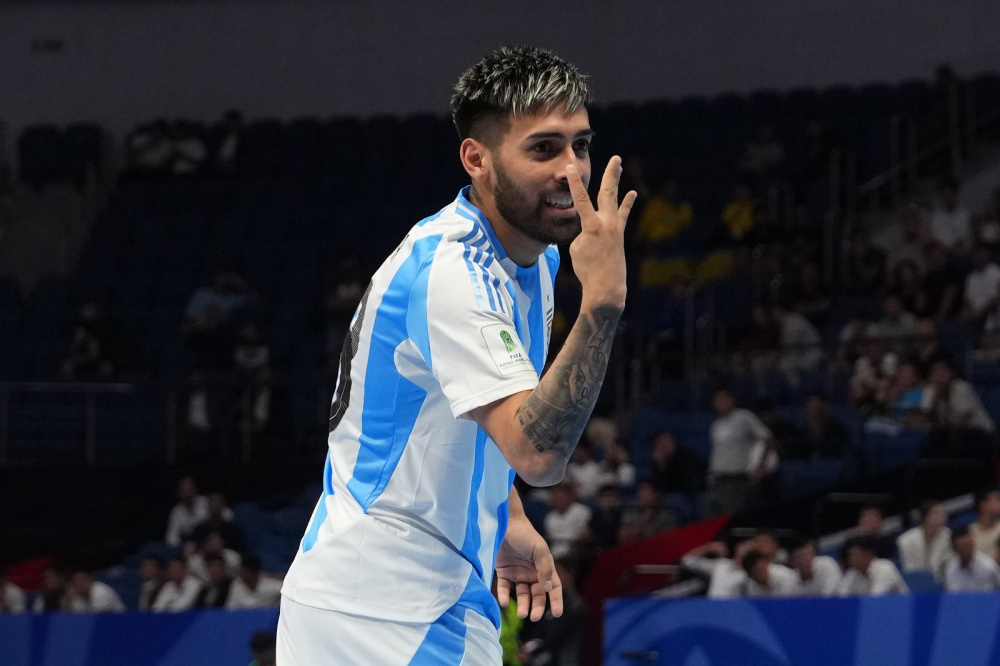 Argentina goleó 7-1 a Ucrania en el debut de la Copa Mundial de Futsal de la FIFA Uzbekistán 2024