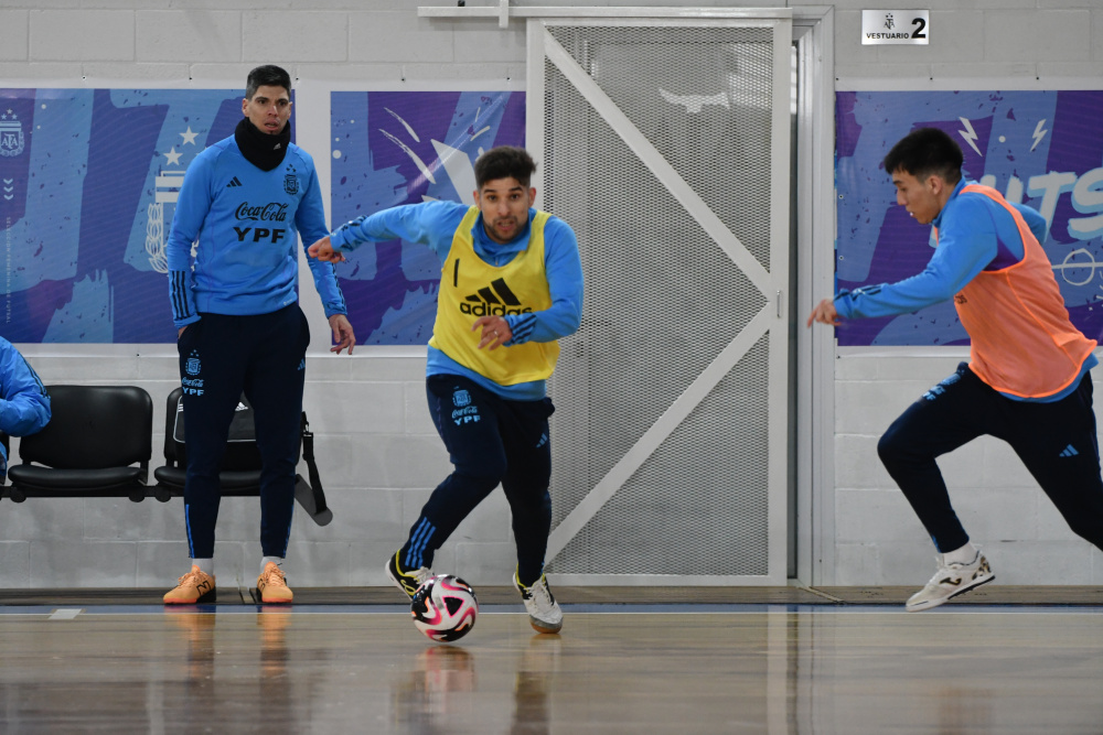 La Selección de Futsal completó la semana de trabajo en Ezeiza