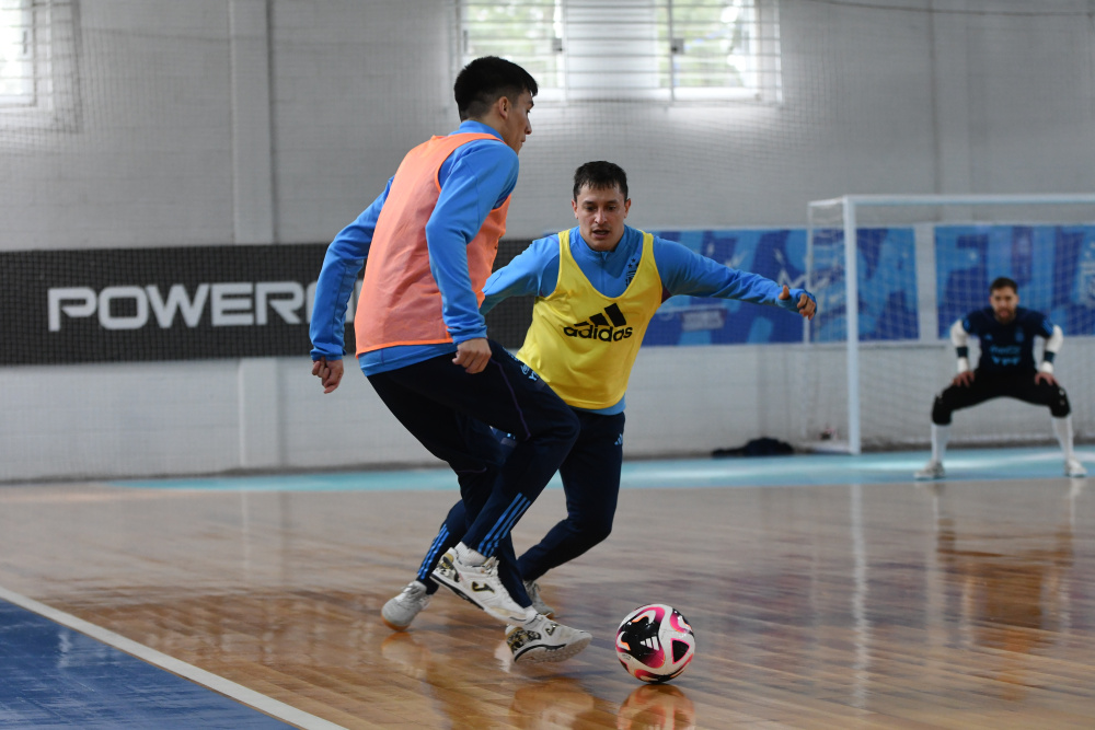 La Selección de Futsal completó la semana de trabajo en Ezeiza