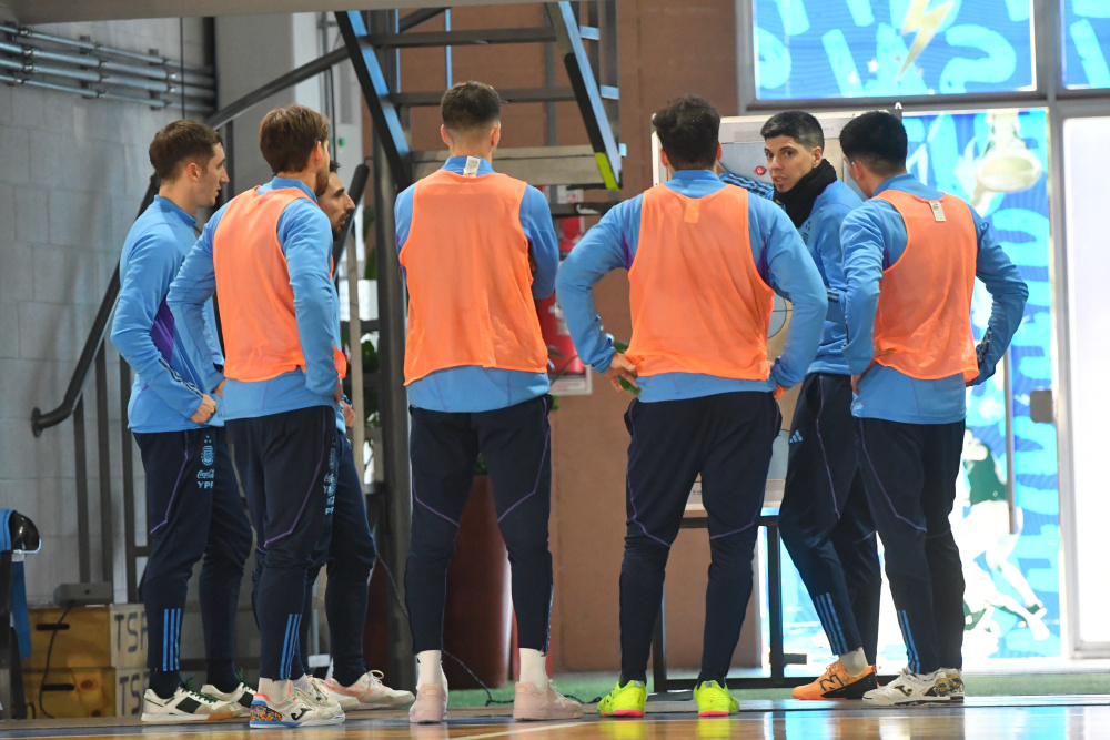 La Selección de Futsal completó la semana de trabajo en Ezeiza