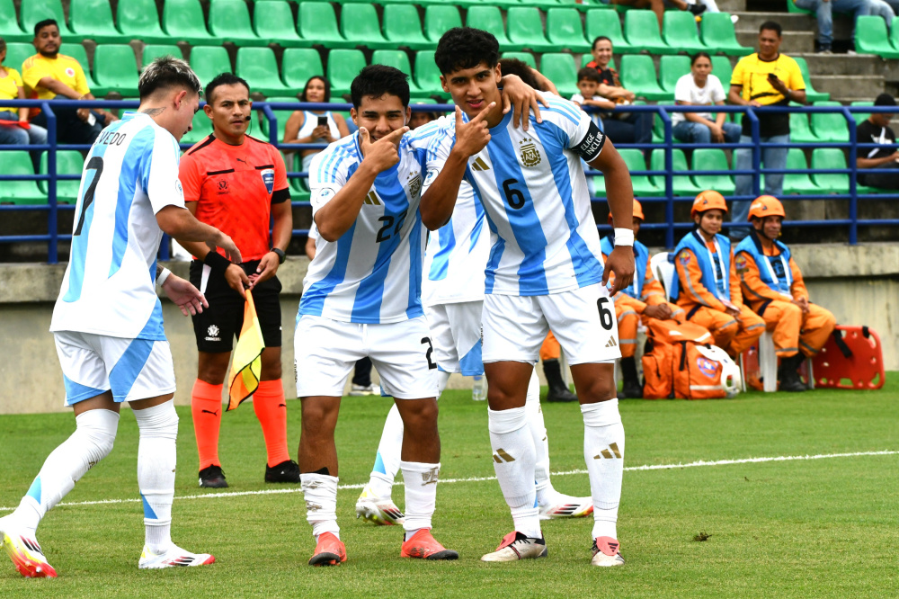 Argentina goleó 5-0 a Perú por el Sudamericano Sub 17 de Colombia