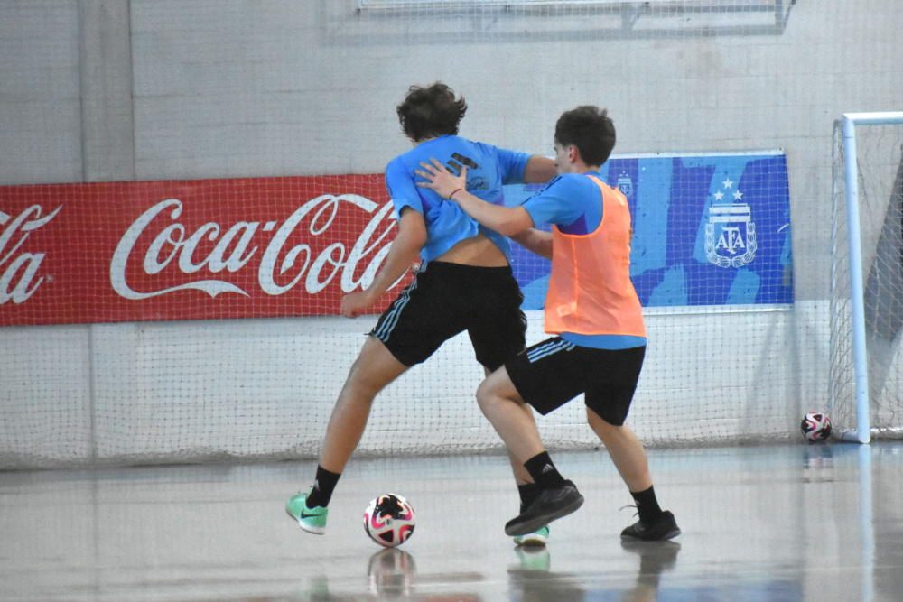 La Selección Sub 20 de futsal completó otra semana de trabajo
