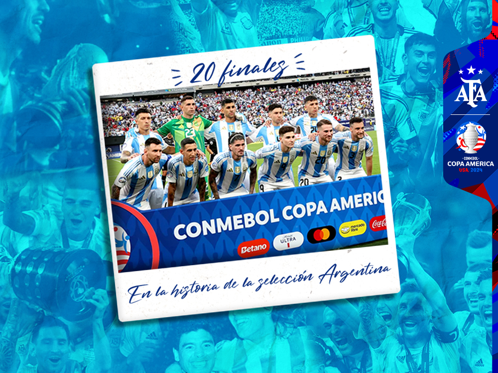 Ante Colombia, es la final número 20 en la brillante historia de la Selección Argentina