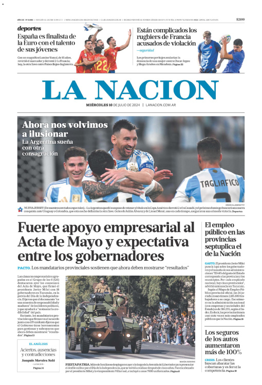 Las tapas de la gran victoria: así reflejaron los diarios el triunfazo argentino