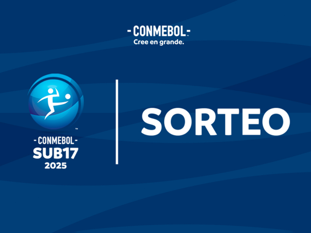 El sorteo del Sudamericano Sub 17 2025 será el próximo 19 diciembre