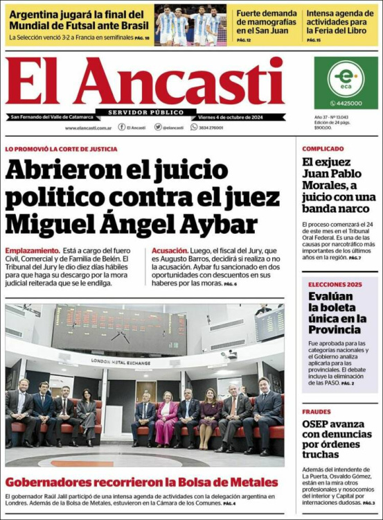 Mundial de futsal: la victoria y la clasificación a la final tuvo eco en los medios