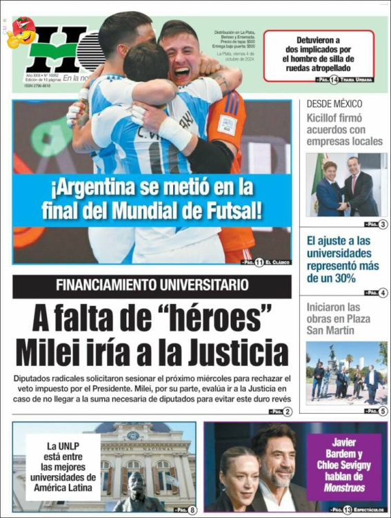 Mundial de futsal: la victoria y la clasificación a la final tuvo eco en los medios