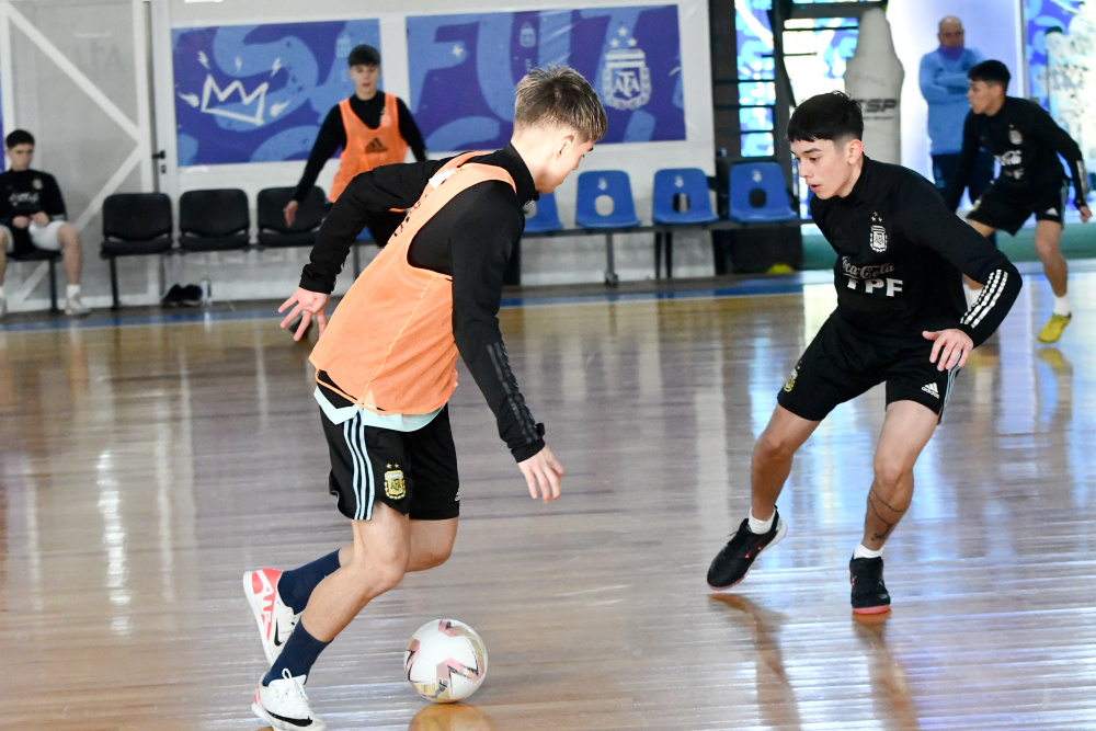 Futsal: la Sub 17 concluyó otra semana de actividades en Ezeiza