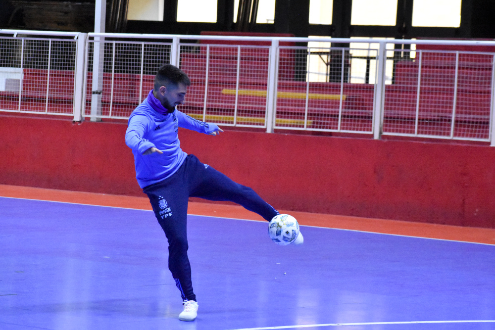 Futsal: la preselección mundialista se entrenó por la mañana