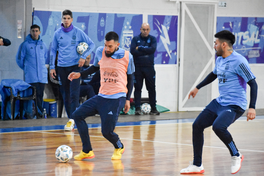 Futsal: la preselección mundialista se entrenó por la mañana
