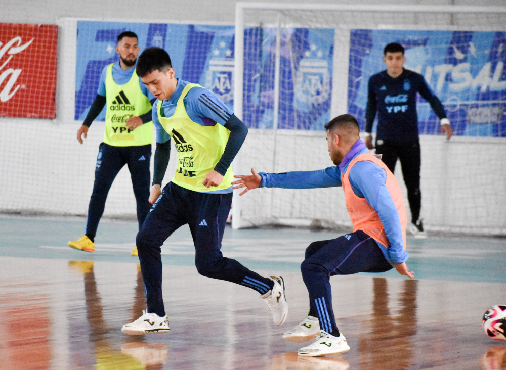 Futsal: la Selección Mayor mundialista sigue entrenándose en Ezeiza