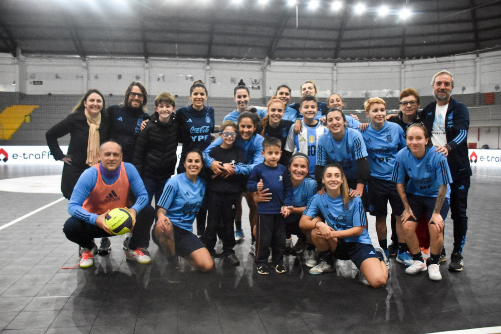 Futsal Femenino: la Selección cumplió con su entrenamiento previo al duelo ante Marruecos