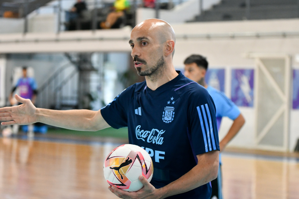 Último entrenamiento antes de viajar para la Selección Sub 20 de Futsal