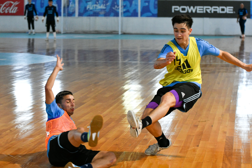 Último entrenamiento antes de viajar para la Selección Sub 20 de Futsal