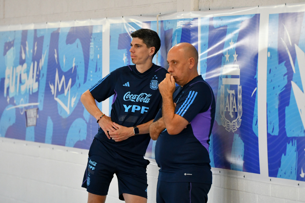 Último entrenamiento antes de viajar para la Selección Sub 20 de Futsal
