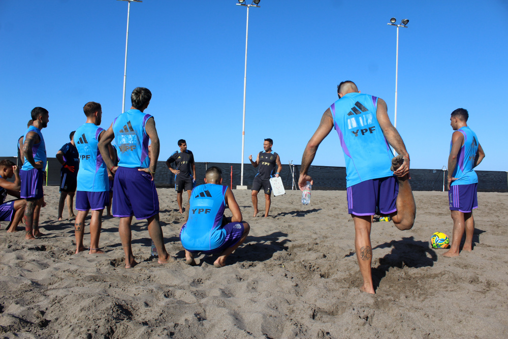 Copa América de Fútbol Playa: la Selección Nacional está lista para el debut en competencia
