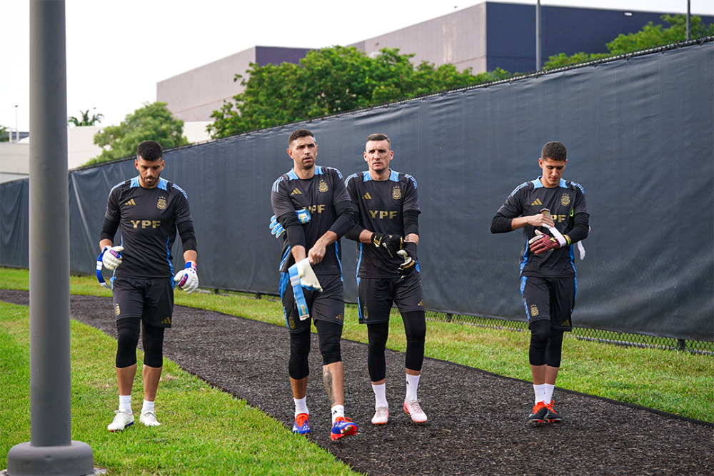Todo listo para el partido final