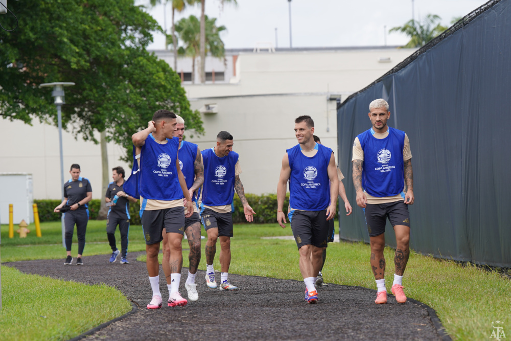 Todo listo para el partido final