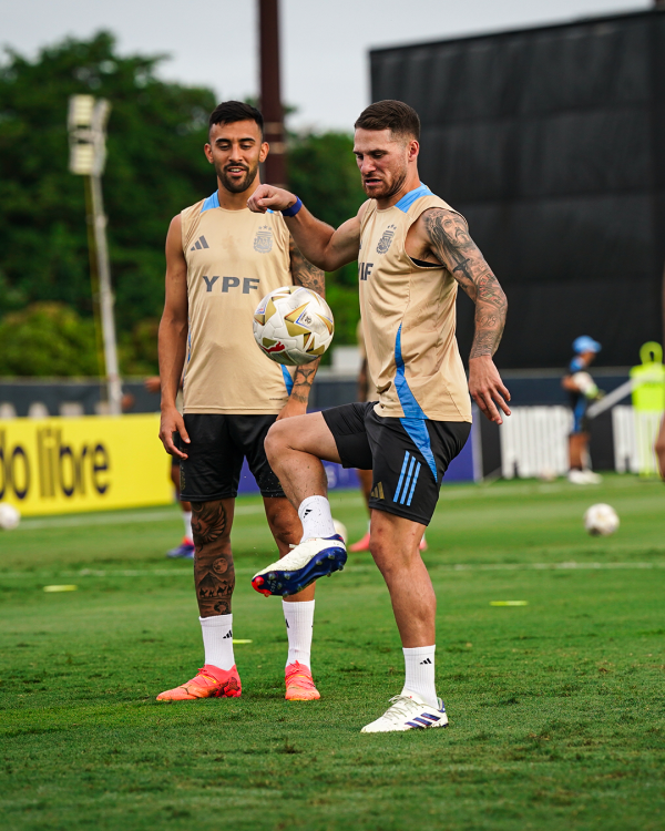 La Selección trabajó de cara al partido por el título de la Copa América